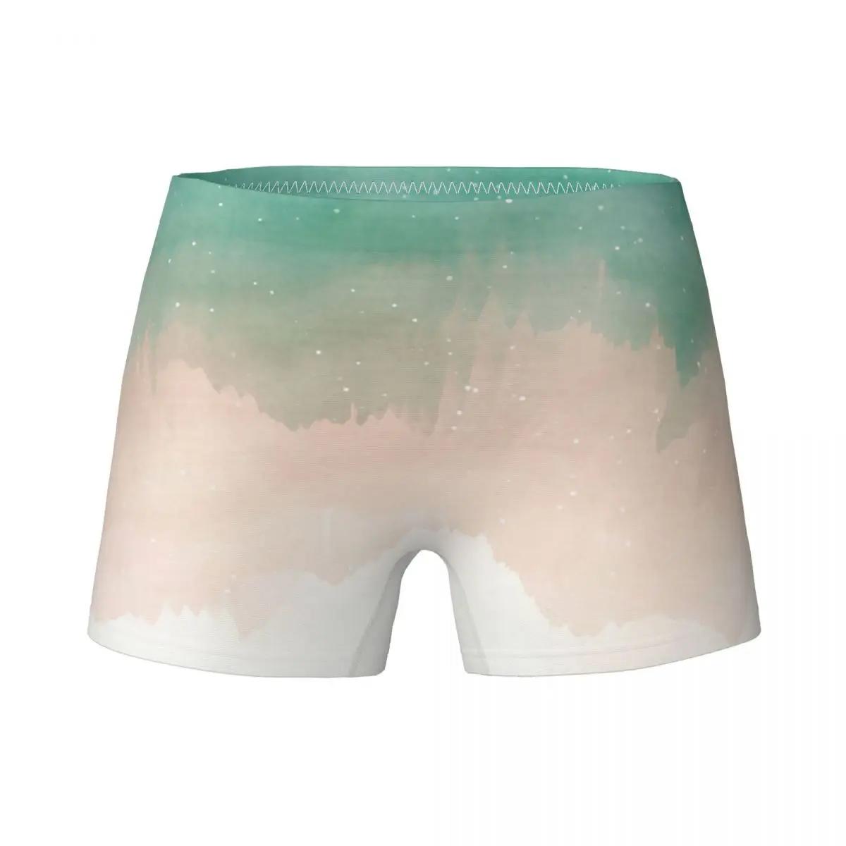 Young Girls Watercolor Colorful Boxers Childrens Cotton Underwear Kids Teenagers Underpants Briefs 4-15Y